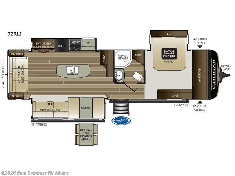 Used 2019 Keystone Cougar Half-Ton Series 32RLI available in Latham, New York