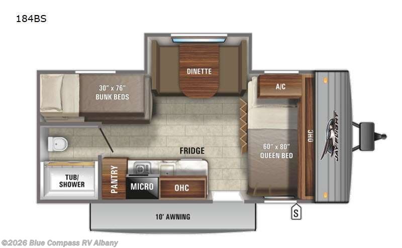 Used 2021 Jayco Jay Flight SLX 7 184BS available in Latham, New York