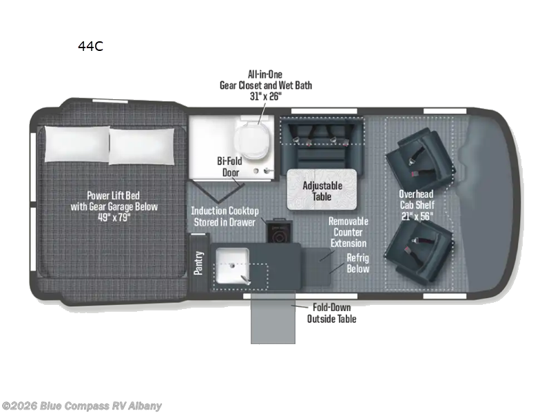 New 2026 Winnebago Revel Sport 44C available in Latham, New York