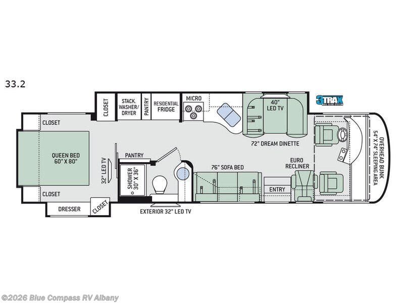 Used 2019 Thor Motor Coach Palazzo 33.2 available in Latham, New York