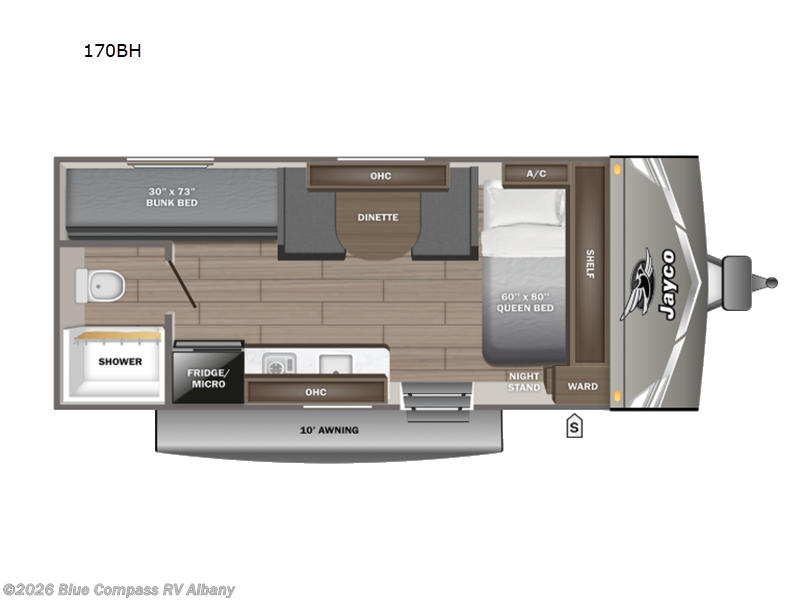 New 2027 Jayco Jay Flight 170BH available in Latham, New York