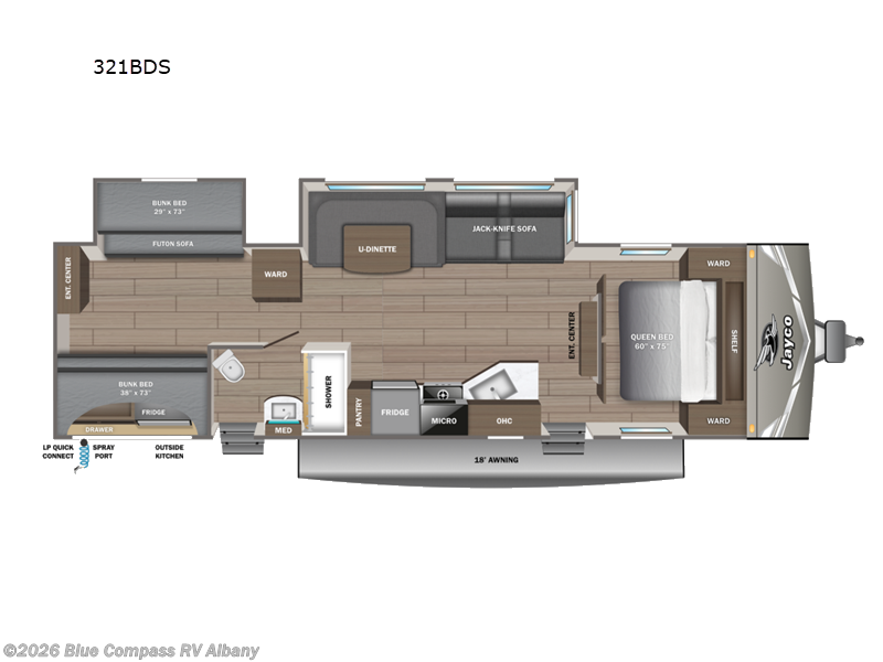 New 2027 Jayco Jay Flight 321BDS available in Latham, New York