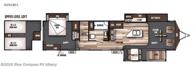Used 2016 Forest River Wildwood Lodge 4092BFL available in Latham, New York