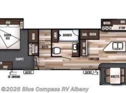 Used 2016 Forest River Wildwood Lodge 4092BFL available in Latham, New York