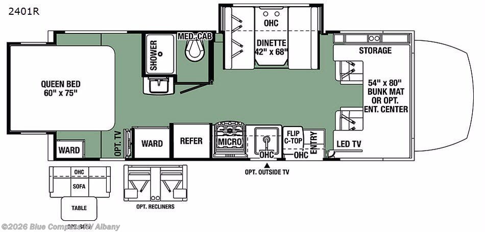 Used 2017 Forest River Forester MBS 2401R available in Latham, New York