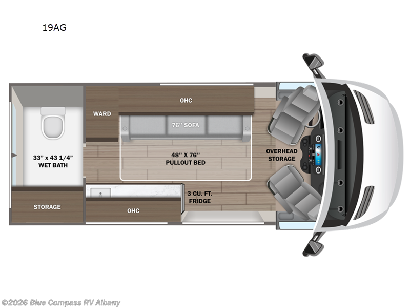 New 2027 Entegra Coach Launch 19AG available in Latham, New York