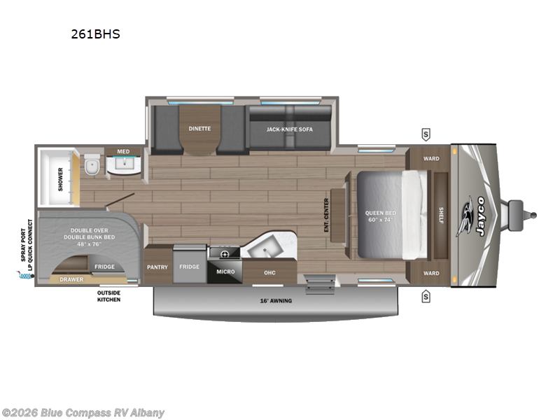 New 2027 Jayco Jay Flight 261BHS available in Latham, New York