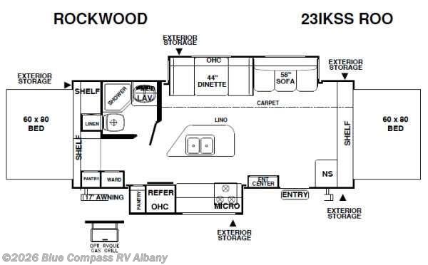Used 2013  Forest River Rockwood Roo 23IKSS by Forest River from Blue Compass RV Albany in Latham, NY