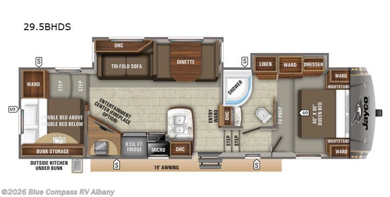 Used 2019 Jayco Eagle HT 29.5BHDS available in Latham, New York