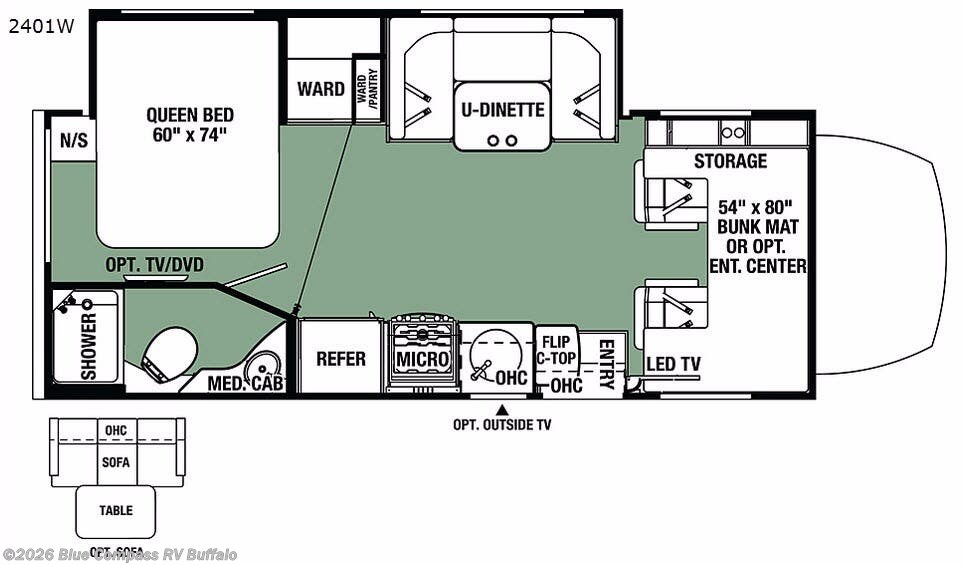 Used 2017 Forest River Forester MBS 2401W available in West Seneca, New York