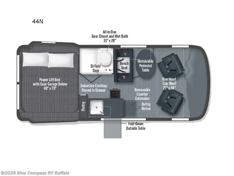 New 2027 Winnebago Revel Sport 44N available in West Seneca, New York