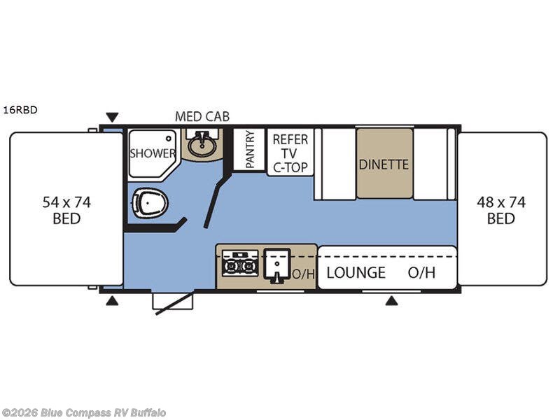 Used 2018 Coachmen Clipper Ultra-Lite 16RBD available in West Seneca, New York
