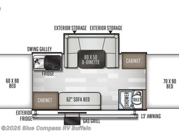 Used 2020 Forest River Rockwood Freedom Series 2716F available in West Seneca, New York