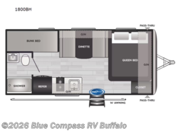 Used 2023 Keystone Springdale Mini 1800BH available in West Seneca, New York