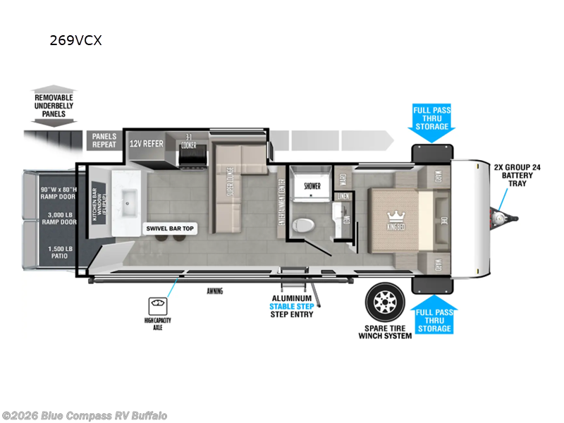 Used 2025 Forest River Wildwood FSX 269VCX available in West Seneca, New York