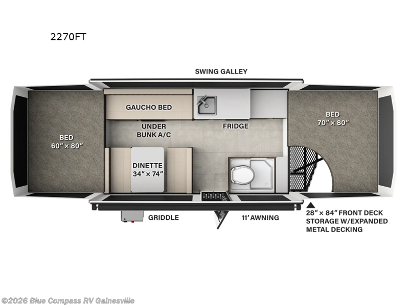 New 2026 Forest River Rockwood Freedom Series 2270FT available in Alachua, Florida