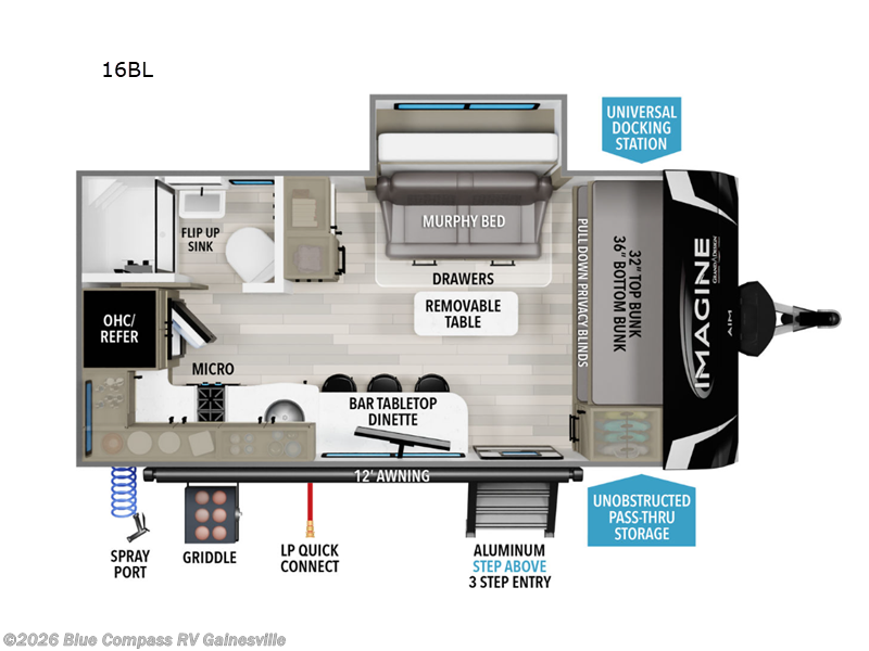 Used 2025 Grand Design Imagine AIM 16BL available in Alachua, Florida