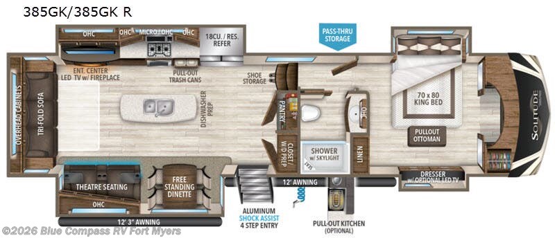 Used 2020 Grand Design Solitude 385GK R available in Fort Myers, Florida