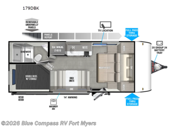 Used 2024 Forest River Salem FSX 179DBK available in Fort Myers, Florida
