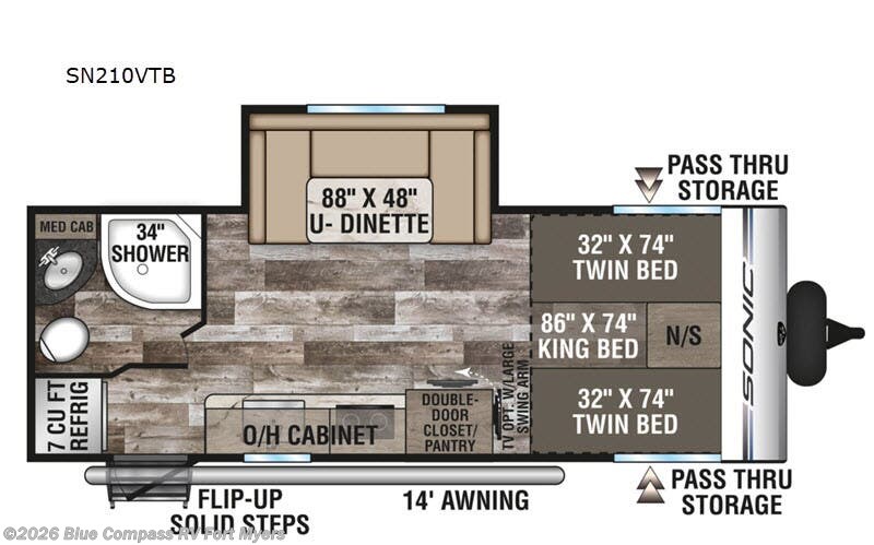 Used 2020 Venture RV Sonic SN210VTB available in Fort Myers, Florida
