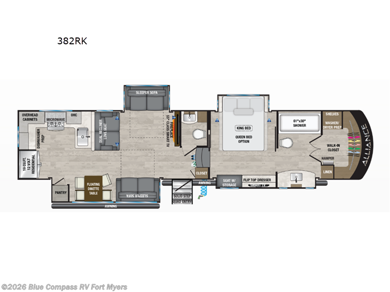 Used 2024 Alliance RV Paradigm 382RK available in Fort Myers, Florida