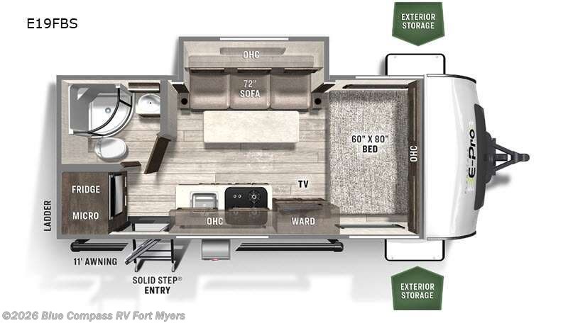 Used 2021 Forest River Flagstaff E-Pro E19FBS available in Fort Myers, Florida