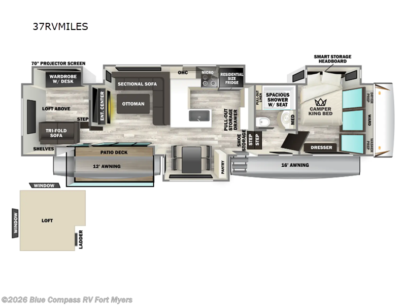 Used 2025 Forest River Sabre 37RVMILES available in Fort Myers, Florida