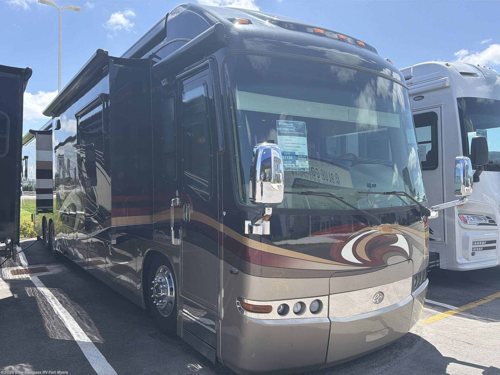 Used 2013 Entegra Coach Cornerstone 45J available in Fort Myers, Florida