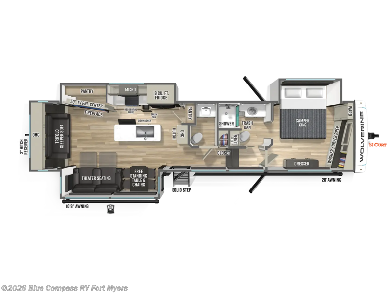 New 2027 Forest River Wolverine 35RL available in Fort Myers, Florida