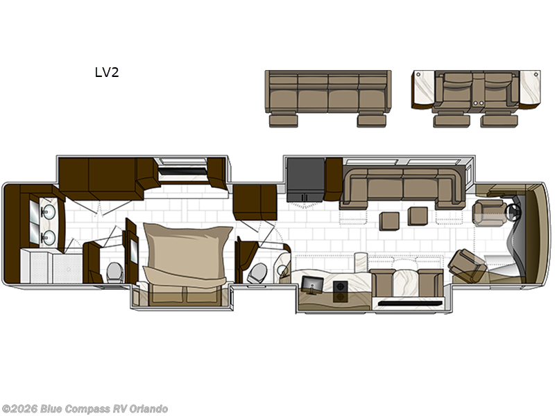 New 2026 Foretravel Realm Presidential Series  LV2 available in Casselberry, Florida