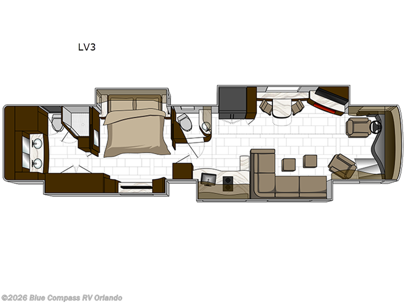 New 2026 Foretravel Realm Presidential Series  LV3 available in Casselberry, Florida