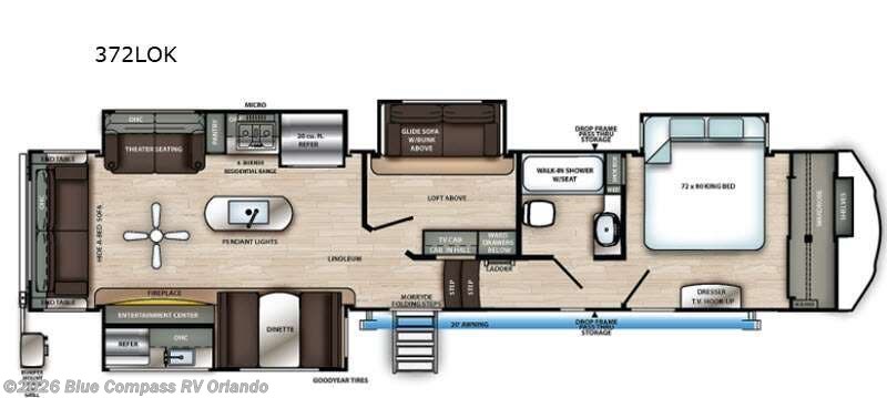Used 2021 Forest River Sandpiper 372LOK available in Casselberry, Florida