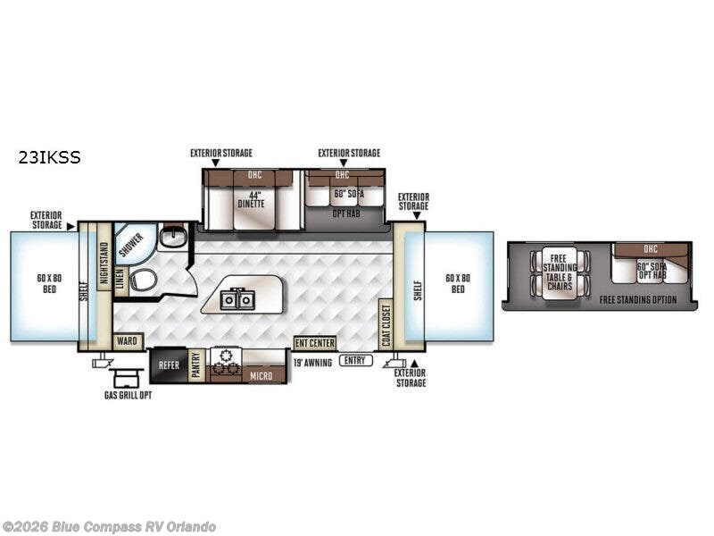 Used 2017 Forest River Flagstaff Shamrock 23IKSS available in Casselberry, Florida