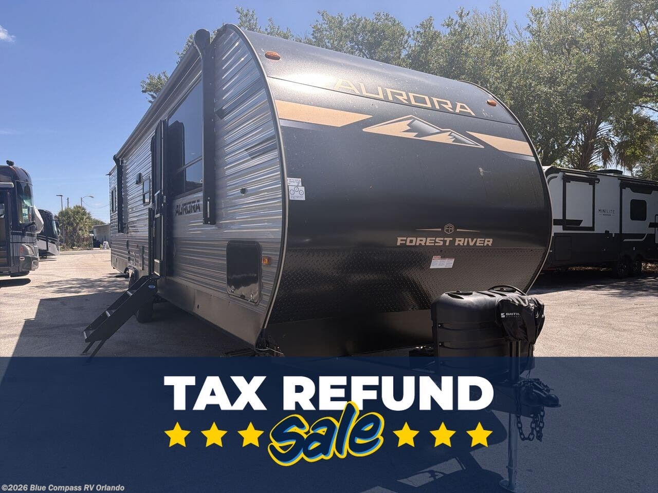 New 2026 Forest River Aurora 34BHTS (2 Queen Beds) available in Casselberry, Florida