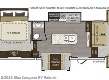 Used 2019 Keystone Alpine 3700FL available in Casselberry, Florida