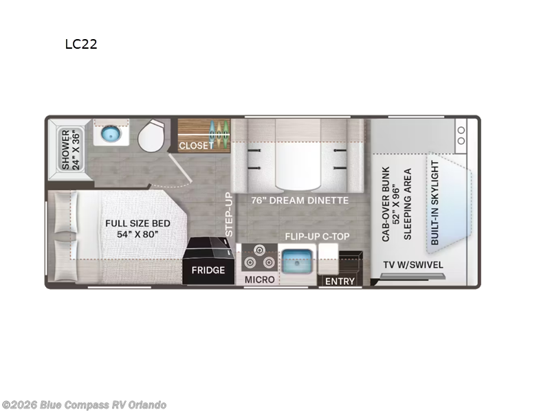 Used 2024 Thor Motor Coach Quantum LC LC22 available in Casselberry, Florida