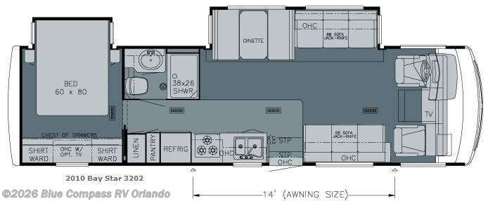 Used 2010 Newmar Bay Star 3202 available in Casselberry, Florida