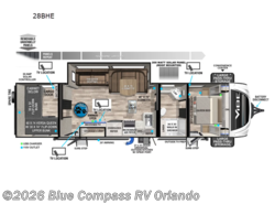 Used 2024 Forest River Vibe 28BHE available in Casselberry, Florida