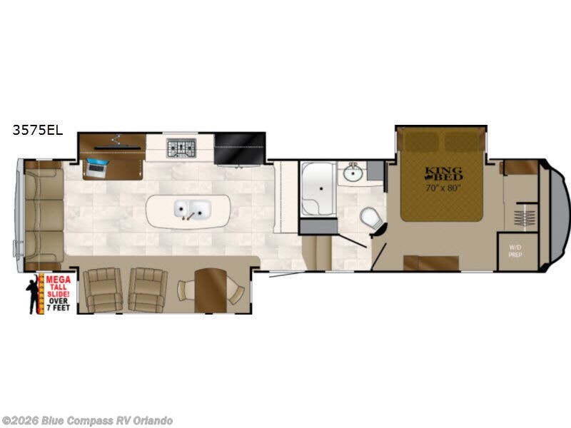 Used 2018 Heartland Bighorn 3575EL available in Casselberry, Florida