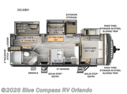 Used 2024 Forest River Rockwood Ultra Lite 2616BH available in Casselberry, Florida