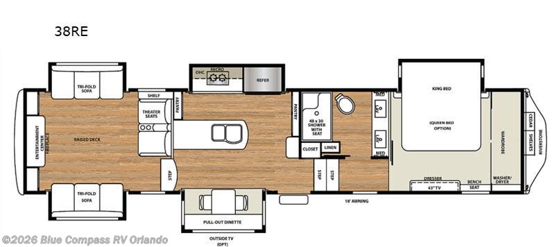 Used 2022  Forest River RiverStone Legacy 38RE by Forest River from Blue Compass RV Orlando in Casselberry, FL
