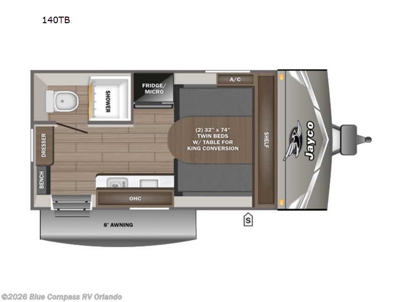 New 2027 Jayco Jay Flight 140TB available in Casselberry, Florida