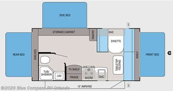 Used 2012  Jayco Jay Feather Ultra Lite X18D by Jayco from Blue Compass RV Orlando in Casselberry, FL