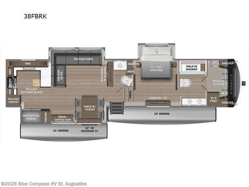 Used 2024 Jayco Pinnacle 38FBRK available in St. Augustine, Florida