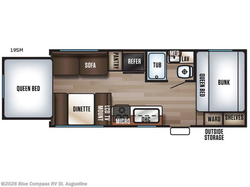 Used 2018 Forest River Cherokee Grey Wolf 19SM available in St. Augustine, Florida