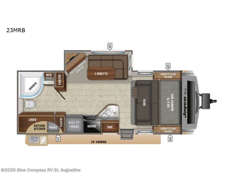 Used 2019 Jayco White Hawk 23MRB available in St. Augustine, Florida
