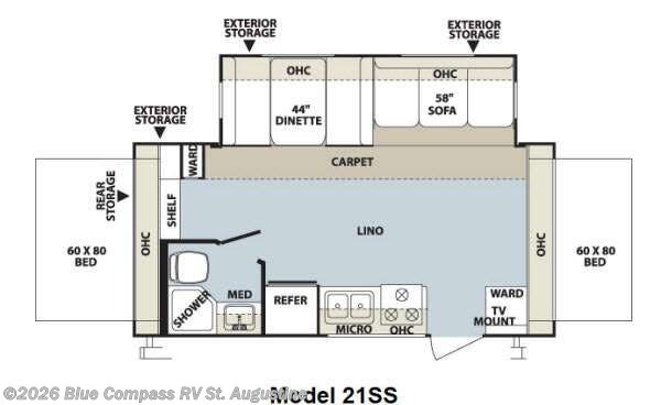 Used 2012 Forest River Shamrock 21SS available in St. Augustine, Florida