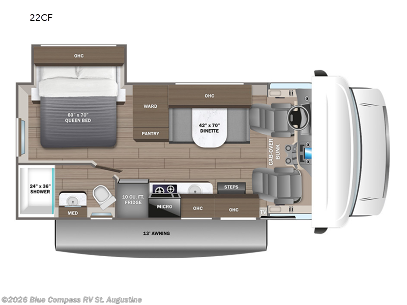 Used 2025 Entegra Coach Odyssey SE 22CF available in St. Augustine, Florida