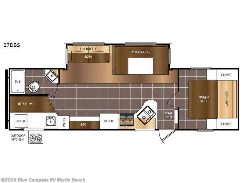 Used 2017 Forest River  Avenger 270DBS available in Myrtle Beach, South Carolina