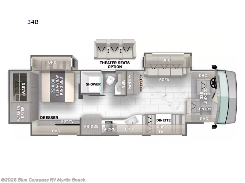 Used 2024 Forest River Berkshire 34B available in Myrtle Beach, South Carolina